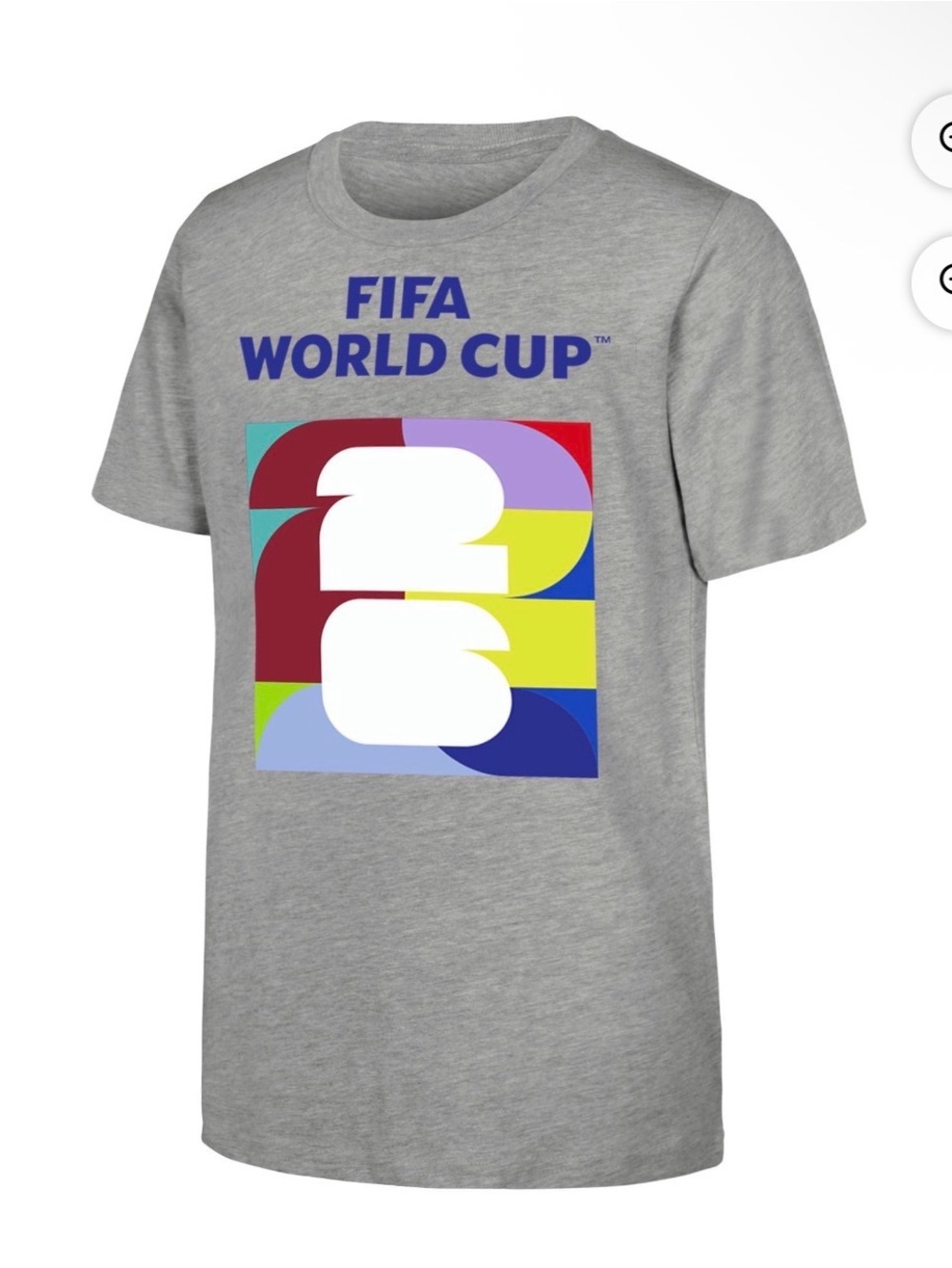 FIFA World Cup Adult men’s/womens Gray Graphic Tee